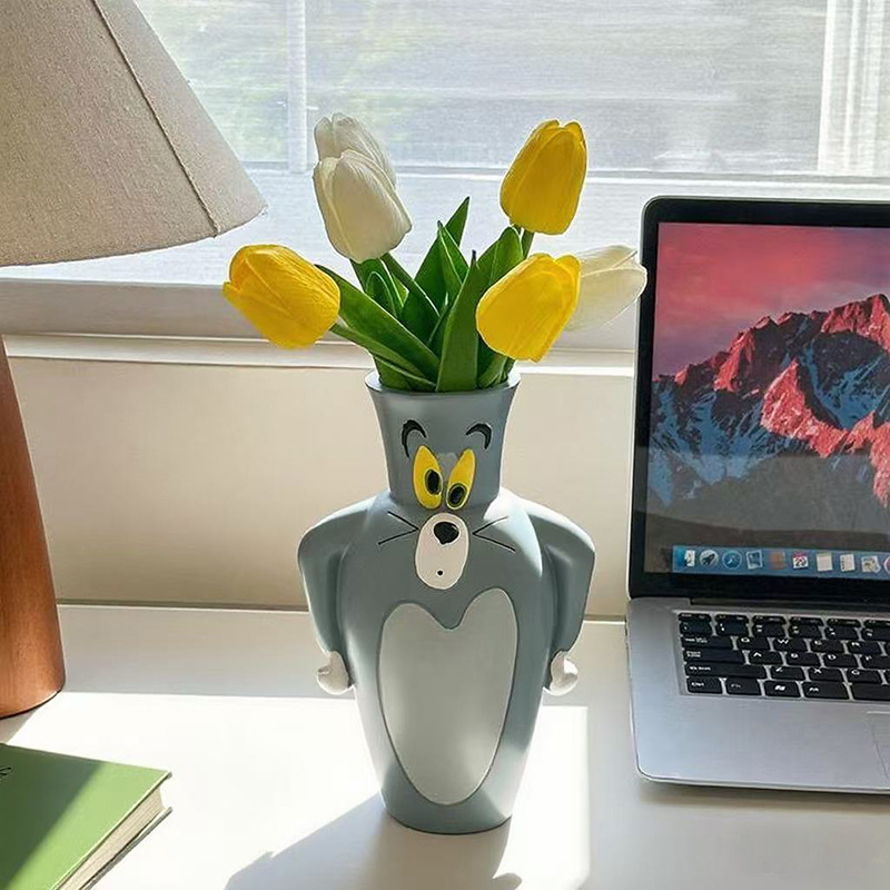 Vase Decor - Cartoon Tom New en Jerry New