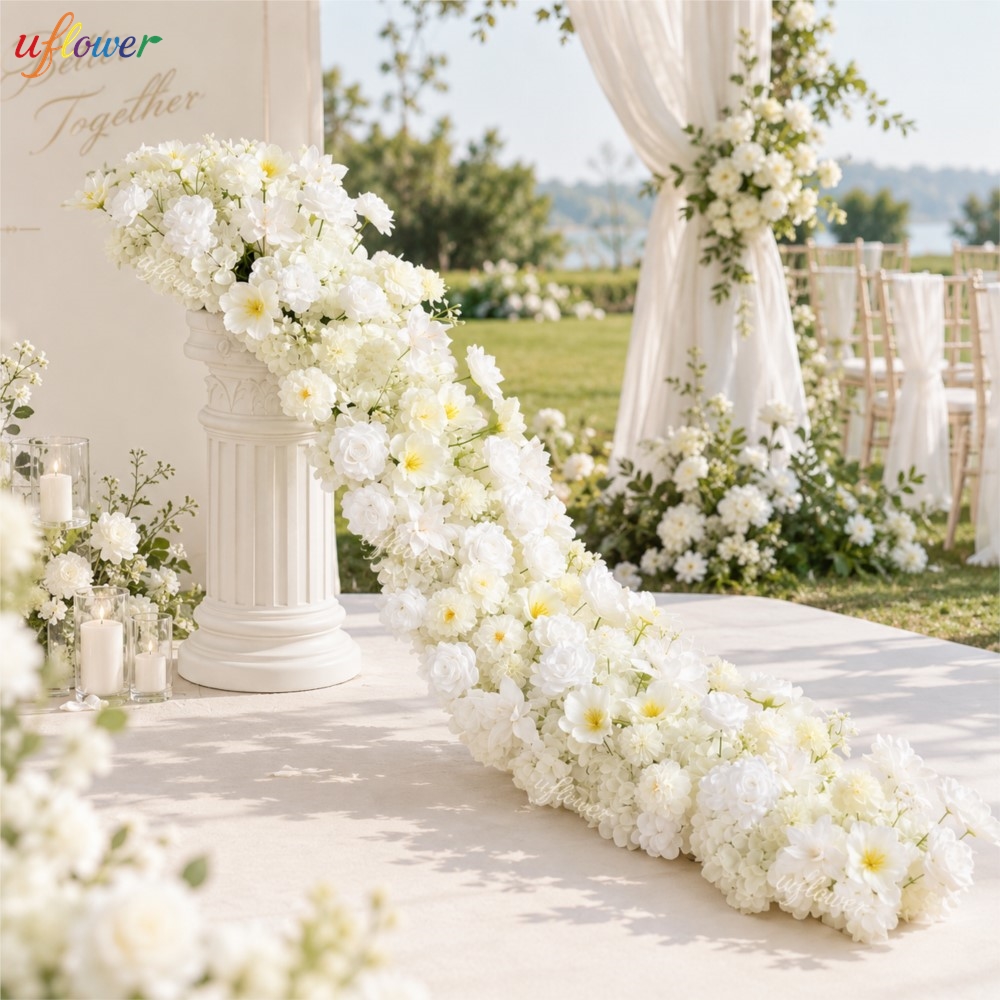 Uflower witte roos en hortensi - Table Runner recensie en prijs