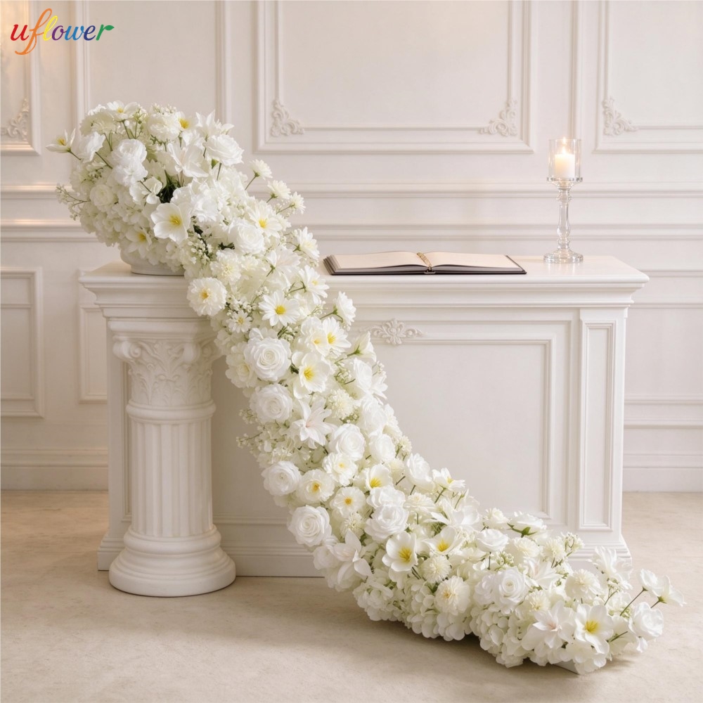 Uflower witte roos en hortensi - Table Runner recensie en prijs