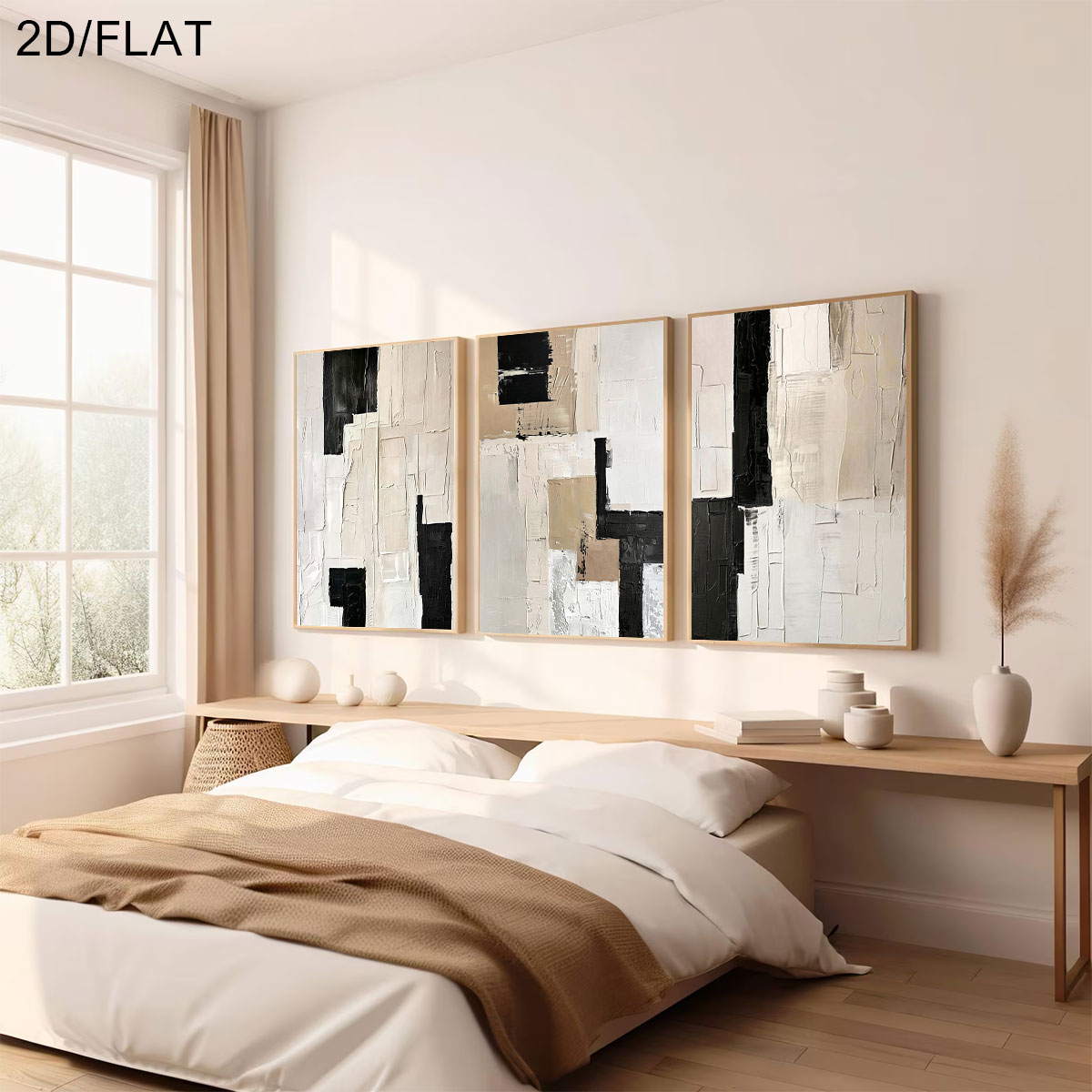 3 stuks frameloos, 3 stuks/set - Abstract Canvas Set recensie en prijs