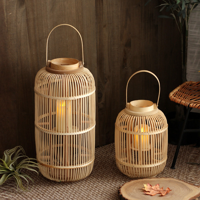 Handgemaakte bamboe windlamp,  - Candle Holder Decor recensie en prijs