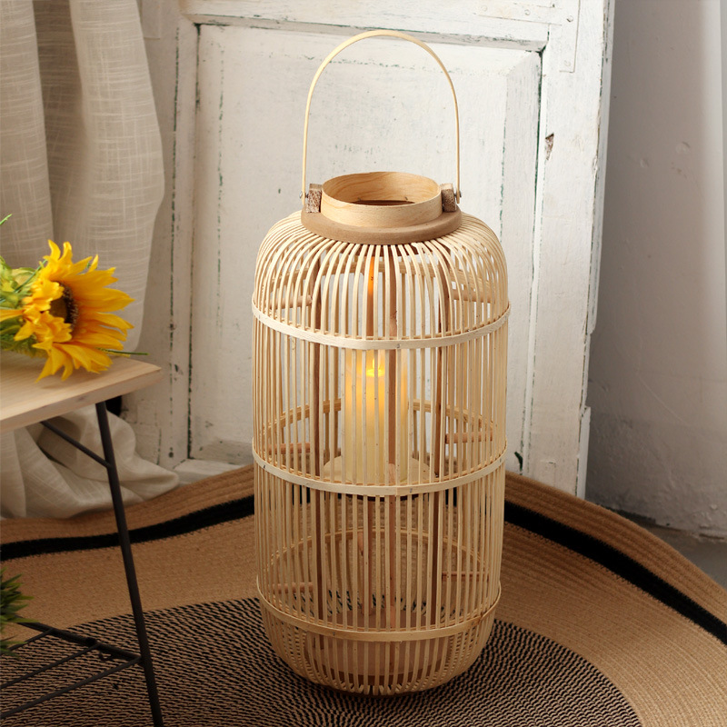 Handgemaakte bamboe windlamp,  - Candle Holder Decor recensie en prijs