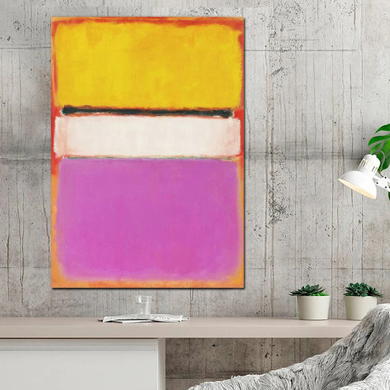 Wanddecoratie, Mark Rothko Pos - Abstract Canvas Set recensie en prijs