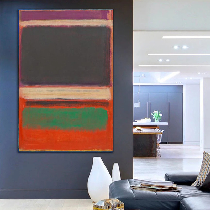 Wanddecoratie, Mark Rothko Pos - Abstract Canvas Set recensie en prijs
